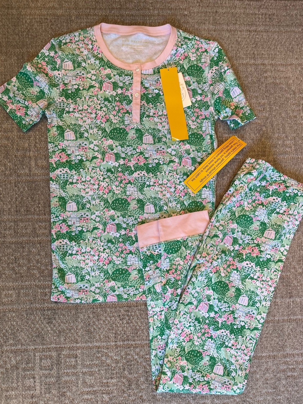 NWT TBBC Beaufort Bonnet Company Belmont Blooms Sara Jane Pajamas girls 14
